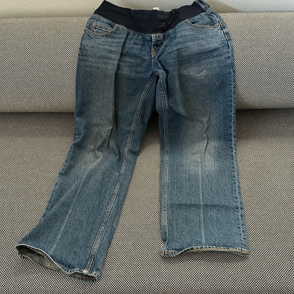 Wide Leg Maternity Jeans Sz 2